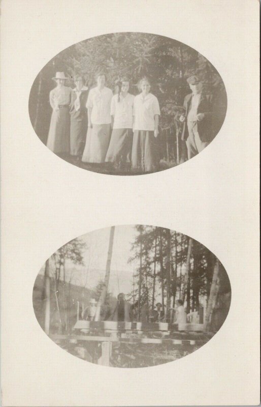 Armstrong BC Young Women Older Man Multiview Real Photo Postcard F50 ...