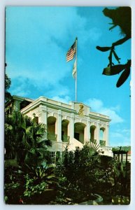 Government House Capitol of Danish West Indies Christiansted  Postcard