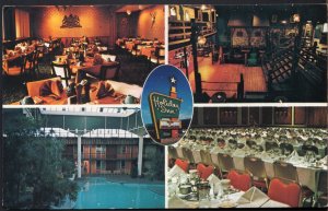 North Dakota BISMARCK MultiView Holiday Inn at Memorial Bridge - pm1984 - Chrome