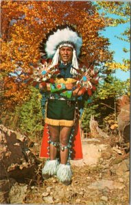 postcard - The Native American