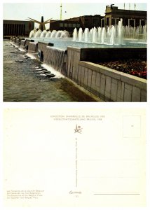 Bruxelles Expo 58' - Les Fontaines de la Place de Belgique, Belgium (8898)