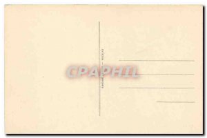 Old Postcard Vezelay well and overlooking the valley