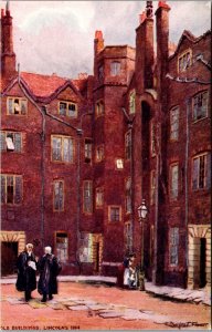 Inns of Court and Chancery, Old Buildings Lincoln's Inn Tuck 1537 Postcard Y64