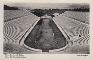 Greece Athens the Panathenaic Stadion photo postcard c.1954