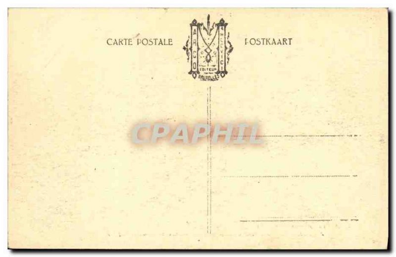 Old Postcard Furnes Front of City Hall