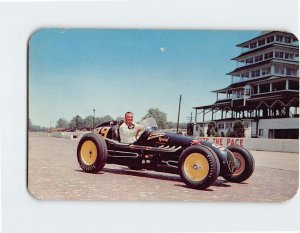 Postcard 1951 Champion Lee Wallard, 500 Mile Speedway, Indianapolis, Indiana