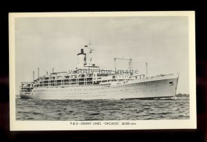 LS1643 - P&O Orient Line Liner - Orcades - plain back postcard