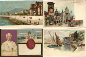 ITALY 160 Vintage Litho Postcards pre-1920 (L4105) 