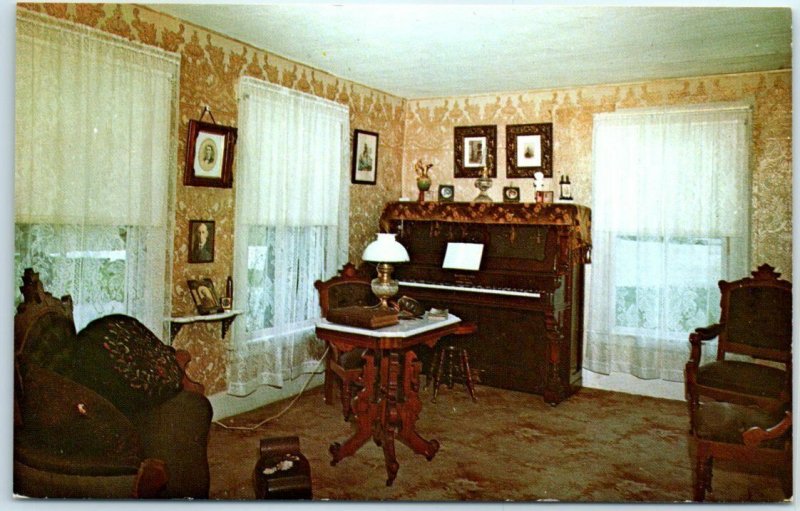 M-29662 Parlor at Coolidge Home President Coolidge Homestead Plymouth Massach...