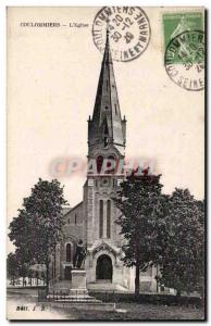 Coulsdon - The Church - Old Postcard