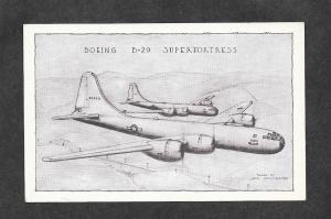 Vintage Postcard Boeing B-29 Superfortress!