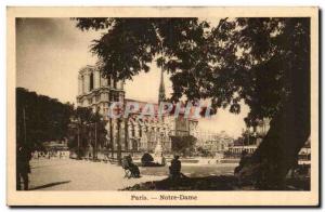 Paris Old Postcard Notre Dame