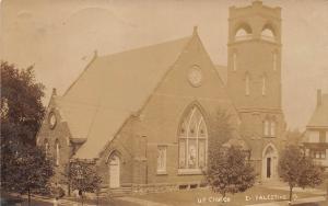 E20/ East Palestine Ohio Real Photo RPPC Postcard 1909 U.P. Church 2