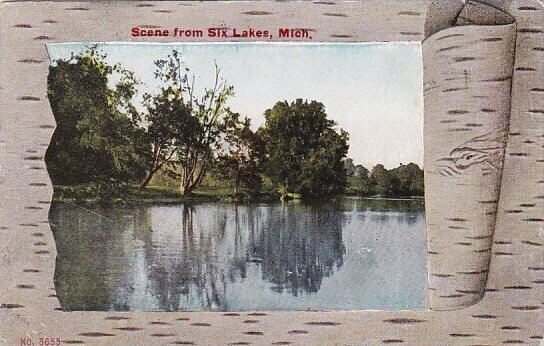 Scene From Six Lakes Michigan 1910