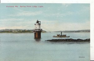 America Postcard - Portland - Maine - Spring Point Ledge Light - Ref 5753A