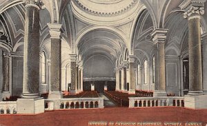 Interior of Catholic Cathedral Wichita Kansas