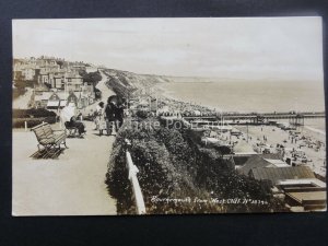 Dorset BOURNEMOUTH from West Cliff c1921 RP Postcard