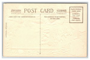 1910 Patriotic George Washington Crossing Delaware Winsch Back Historical Series