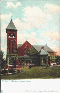 USA Staunton Emmanuel Church Virginia Vintage Postcard 03.20