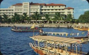 Pasig River, Manila Hotel Landing Manila Philippines 1963 