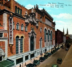 Roxy Theater NY New York City Postcard NYC