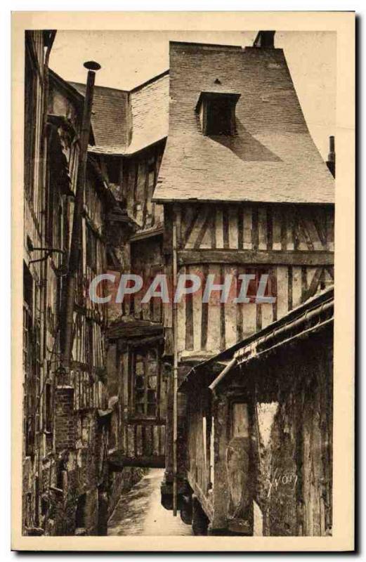 Old Postcard La Douce France Au Havre De Rouen Caudebec-en-Caux Vieilles Mais...