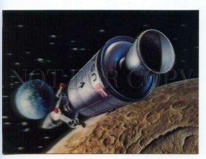 3134133 SPACE Lunar Module USA OLD 3D postcard