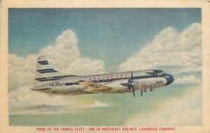 1951 Northeast Airlines Pride Of The Yankee Fleet Vintage Postcard