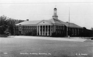 Sewickley Pennsylvania Academy Real Photo Antique Postcard K49685