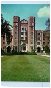 c1960's Entrance To The Men's Quadrangle (Cary Halls) Lafayette IN Postcard