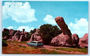 FAYWOOD, NM New Mexico ~ CITY of ROCKS STATE PARK c1960s Car Postcard