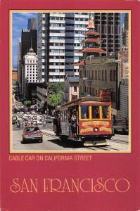 BR56349 Cable car on california street san francisco Transport Tramways tram