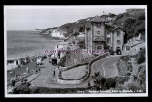 h2104 - Isle of Wight - Ventnor Seafront looking west & Cascade - Nigh postcard