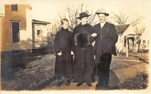 Wilber NE Dressed-up Couple Real Photo Postcard