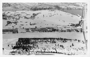 H91/ Vanport Oregon RPPC Postcard c1940s Flood Disaster Dike Break 93