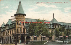 WV, Clarksburg, West Virginia, Traders Hotel, Exterior View, Souvenir No 14875