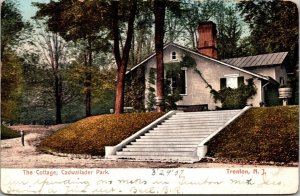 Postcard The Cottage at Cadwallader Park in Trenton, New Jersey~3510