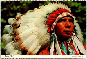 Postcard - Indian Chief