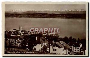 Switzerland Old Postcard Neufchatel General view