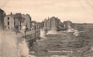 Vintage Postcard 1910's Promenade Ramsey England UK The Wyndham Series