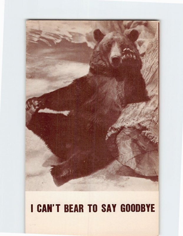 Postcard I Cant Bear To Say Goodbye