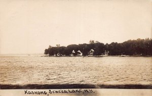 J72/ Seneca Lake New York RPPC Postcard c1910 Kashone Cottages  223