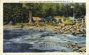 Lewey Lake Bridge in Adirondack Mts, New York