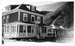 Mont St Pierre Quebec Canada Hotel Sur Mer Real Photo Vintage Postcard JJ649265