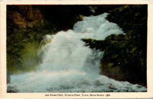 Postcard NS Truro Joe Howe Falls Victoria Park 1941 K29