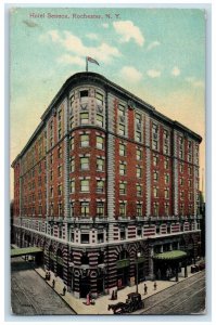 1911 Hotel Seneca Exterior Building Rochester New York Vintage Antique Postcard 