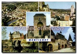 Postcard Modern Montignac-sur-VEZERE castle Saint-Amand-de-Coly castle Losse ...