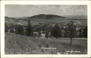 Sundance WY Birdseye View Real Photo Postcard