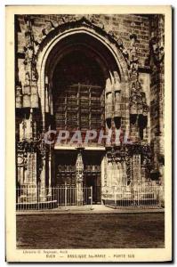 Old Postcard Auch Basilica St. Mary South Gate