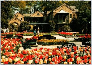 Bellingrath Gardens Mobile Alabama AL Tulip Home Houses Bessie Morse Postcard